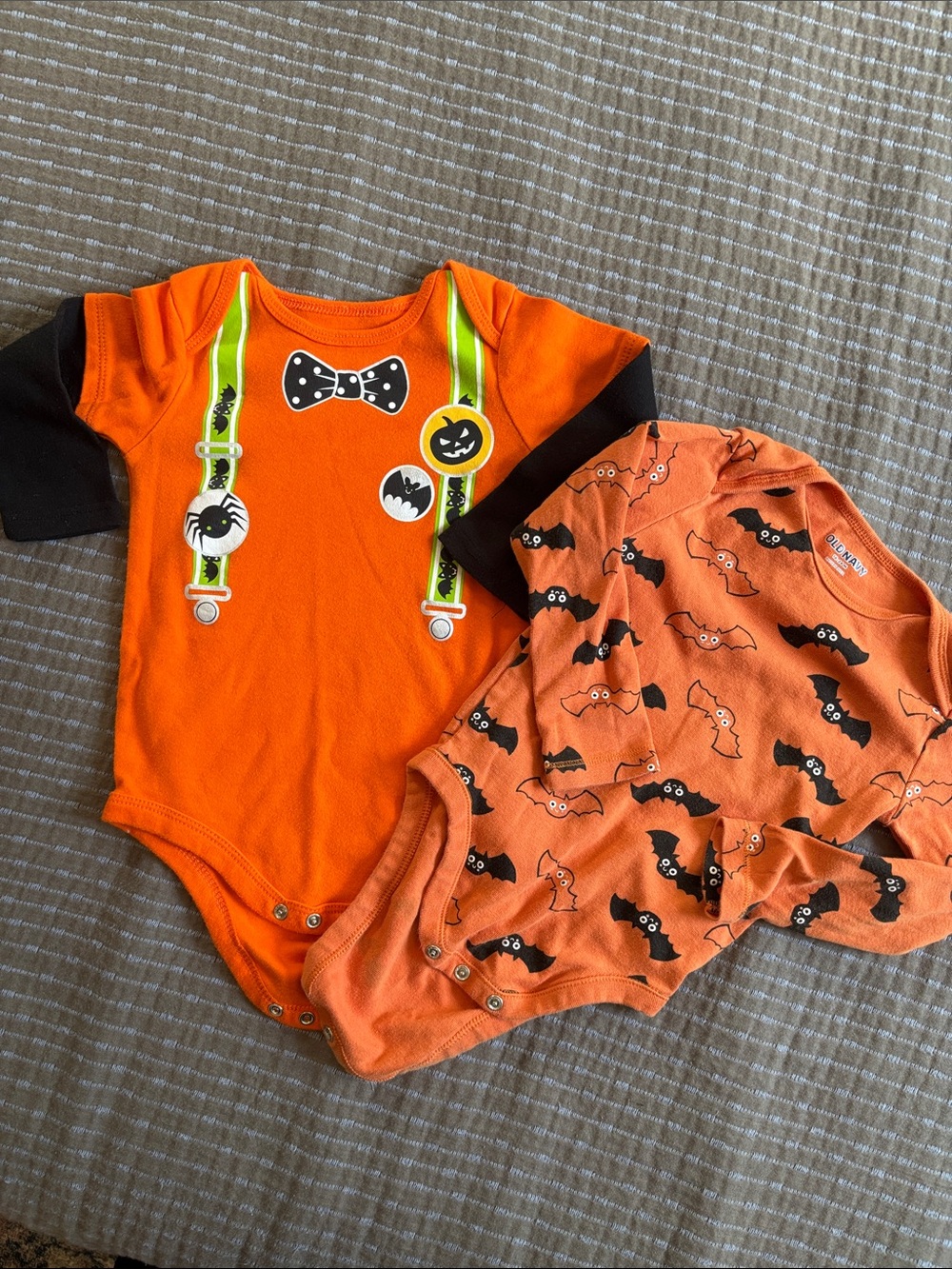 Lot of 2 Halloween Baby Onesies 18-24M